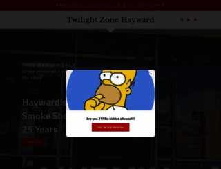 twilightzonehayward.com screenshot