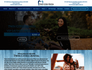 twincitiesdental.com screenshot