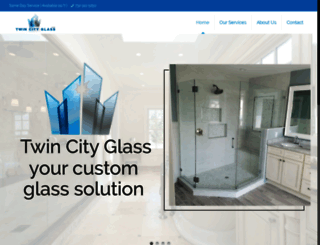 twincityglassdesign.com screenshot