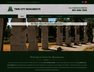 twincitymonumentsmn.com screenshot