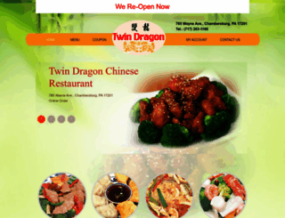 twindragonpa.menucities.com screenshot