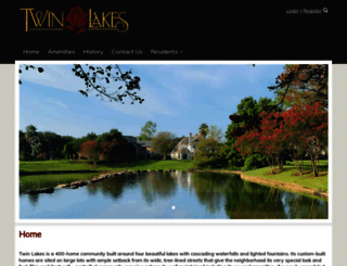 twinlakeshouston.com screenshot