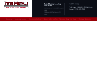 twinmetals.com screenshot