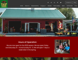 twinoakfarmsmd.com screenshot