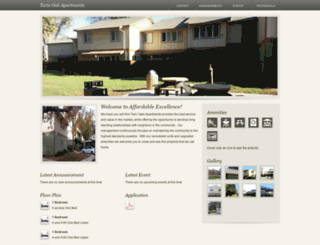 twinoaks-apartments.com screenshot