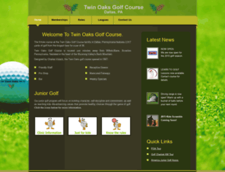 twinoaksgolfcoursepa.com screenshot