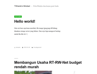 twiranto.com screenshot