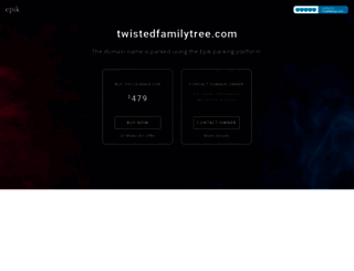 twistedfamilytree.com screenshot