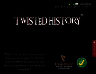 twistedhistory.net.au screenshot