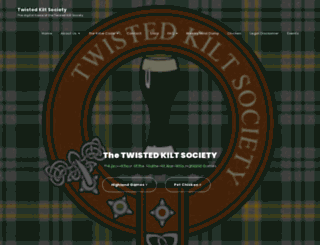 twistedkiltsociety.org screenshot