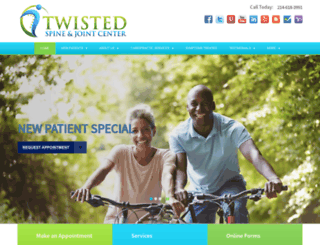 twistedspineandjoint.com screenshot