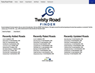 twistyroadfinder.com screenshot