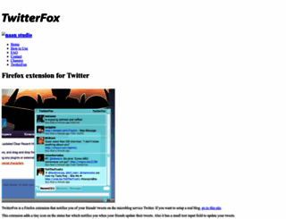twitterfox.net screenshot