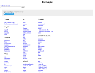 twittergids.nl screenshot