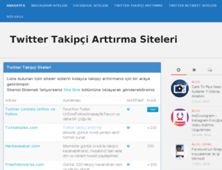 twittertakipcisiteleri.info screenshot