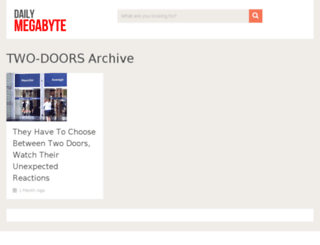 two-doors.dailymegabyte.com screenshot