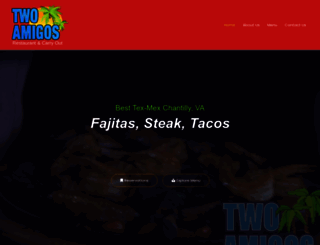 twoamigosrestaurant.com screenshot