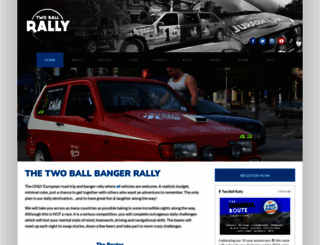 twoballbangerrally.co.uk screenshot