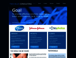 twoblueconsult.com screenshot