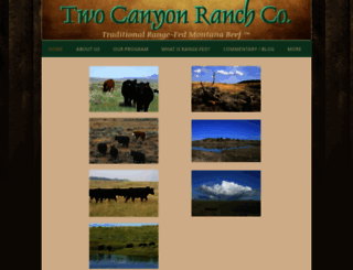 twocanyonranch.com screenshot