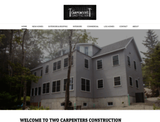 twocarpentersconstruction.com screenshot