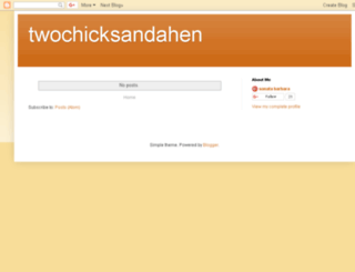twochicksandahen.blogspot.com screenshot