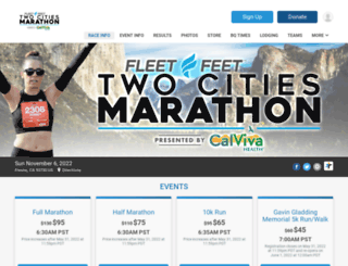 twocitiesmarathon.com screenshot