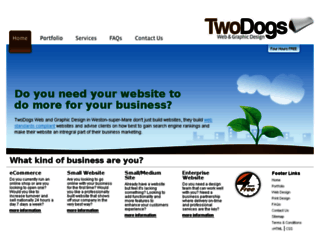 twodogsdesign.co.uk screenshot