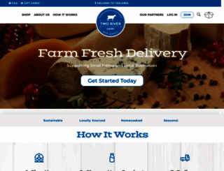 tworiverdairy.com screenshot