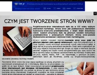 tworzeniestronwww24.cba.pl screenshot