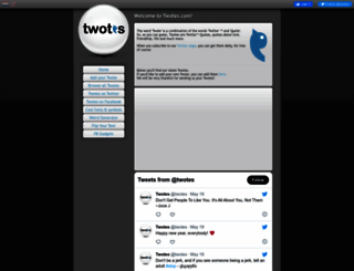 twotes.com screenshot