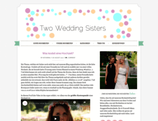 twoweddingsisters.com screenshot