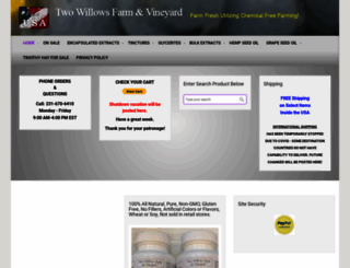 twowillowsfarm.com screenshot