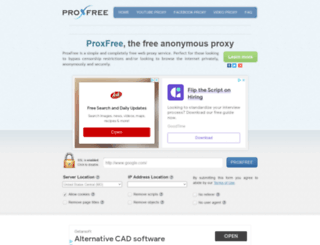 tx.proxfree.com screenshot