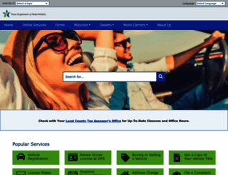 txdmv.gov screenshot