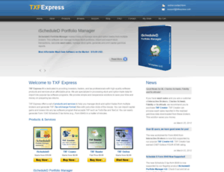 txfexpress.com screenshot
