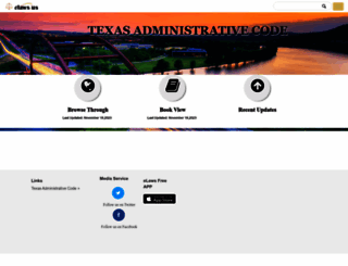 txrules.elaws.us screenshot