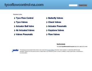 tycoflowcontrol-na.com screenshot