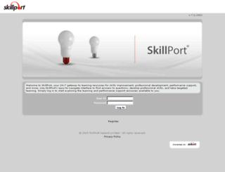 tycoint.skillport.com screenshot