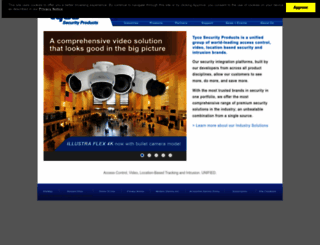 tycosecurityproducts.com screenshot