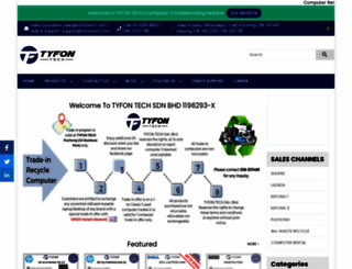 tyfontech.com screenshot