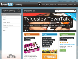 tyldesley.towntalk.co.uk screenshot