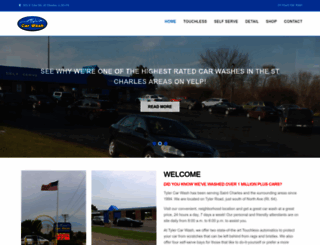 tylercarwash.com screenshot