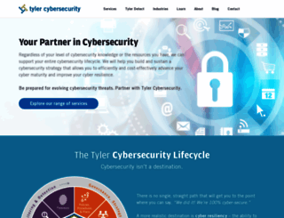 tylercybersecurity.com screenshot