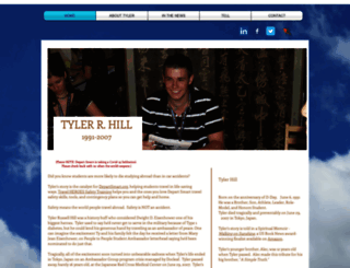 tylerhill.org screenshot