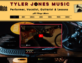tylerjonesmusic.com screenshot