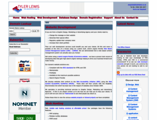 tylerlewis.co.uk screenshot