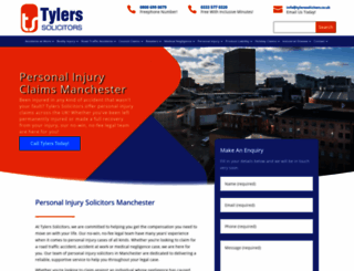 tylers-solicitors.co.uk screenshot