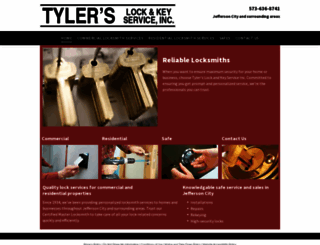 tylerslockandkey.com screenshot