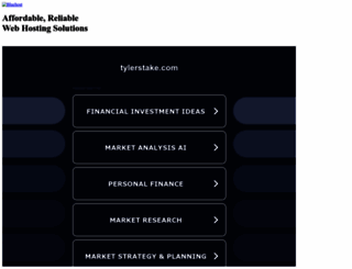 tylerstake.com screenshot
